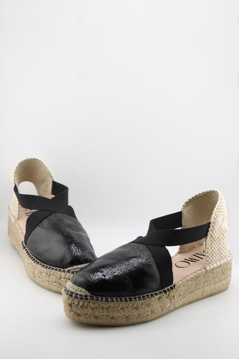 Gaimo Espadrille Flats with Crossed Straps